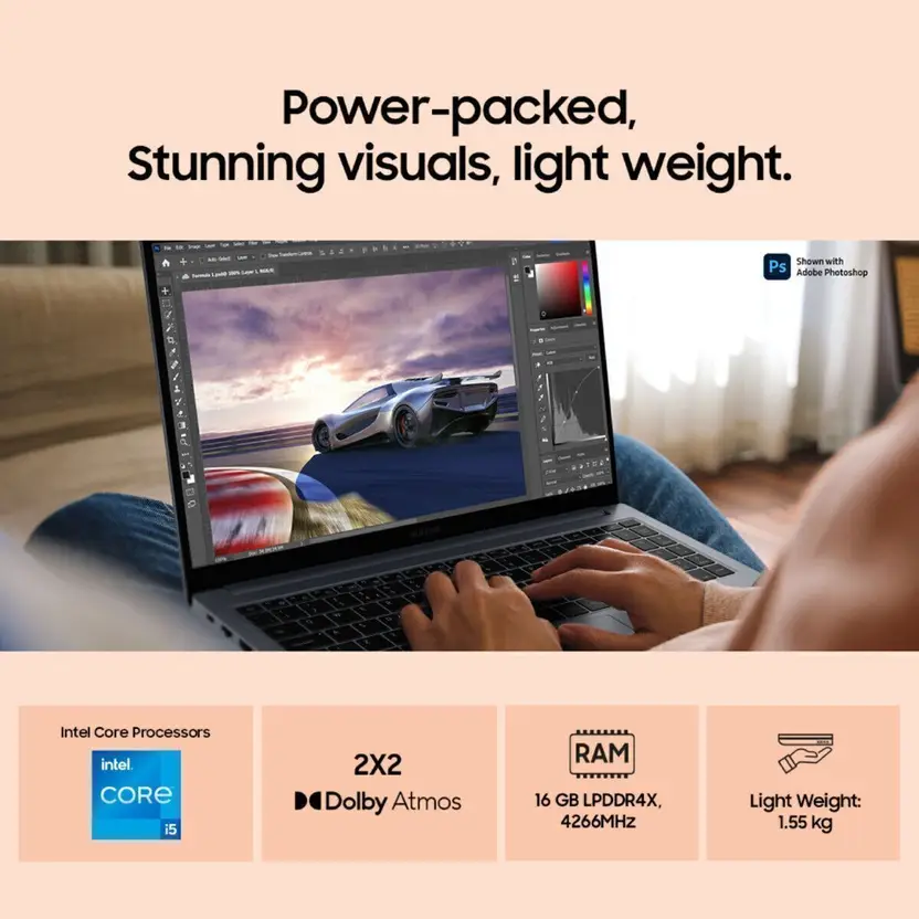 Samsung Galaxy Book4 Metal (Intel Core i5 13th Gen 1335U)