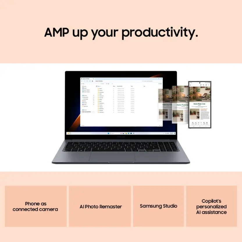 Samsung Galaxy Book4 Metal (Intel Core i5 13th Gen 1335U)